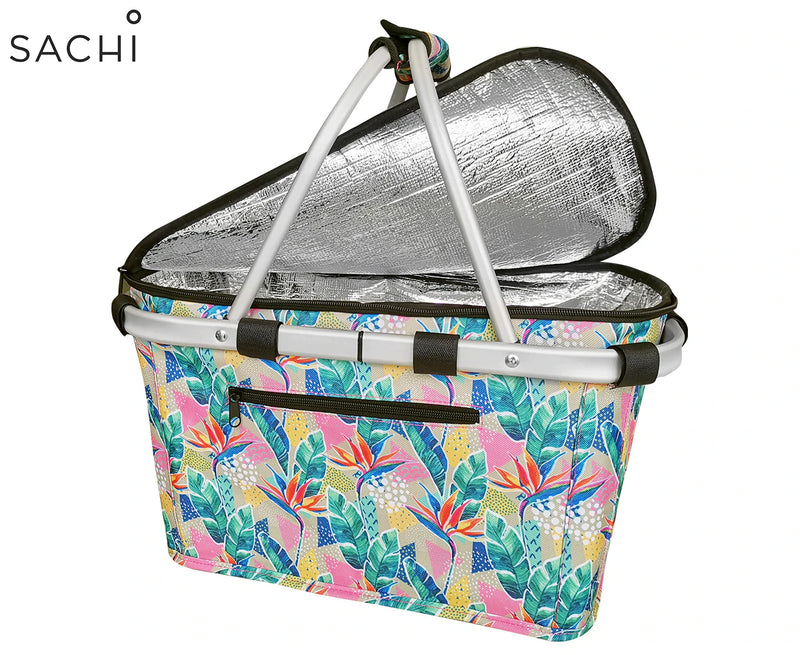 SACHI Insulated Basket W/Lid Botani