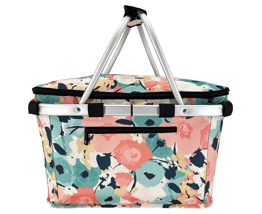 SACHI Insulated Basket W/Lid Blooms