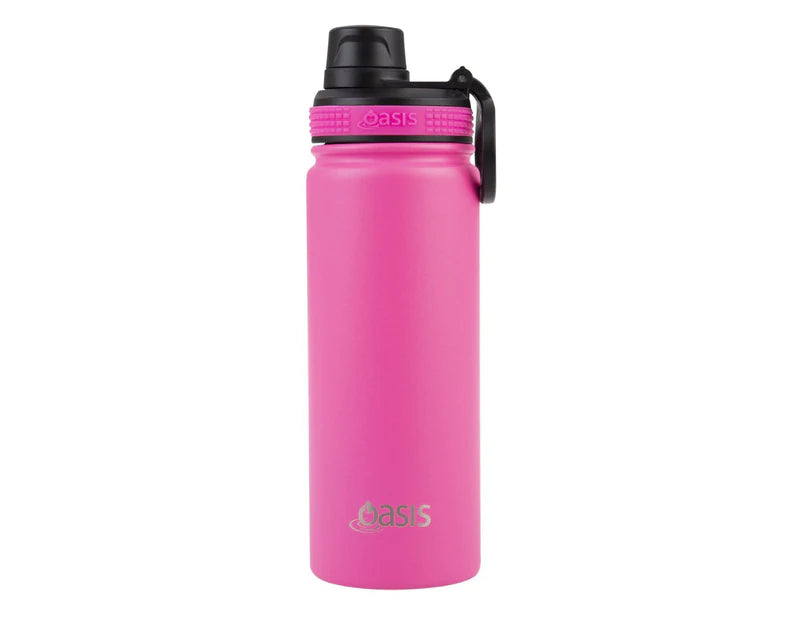 OASIS Sports Bottle 550ml Neon Pink