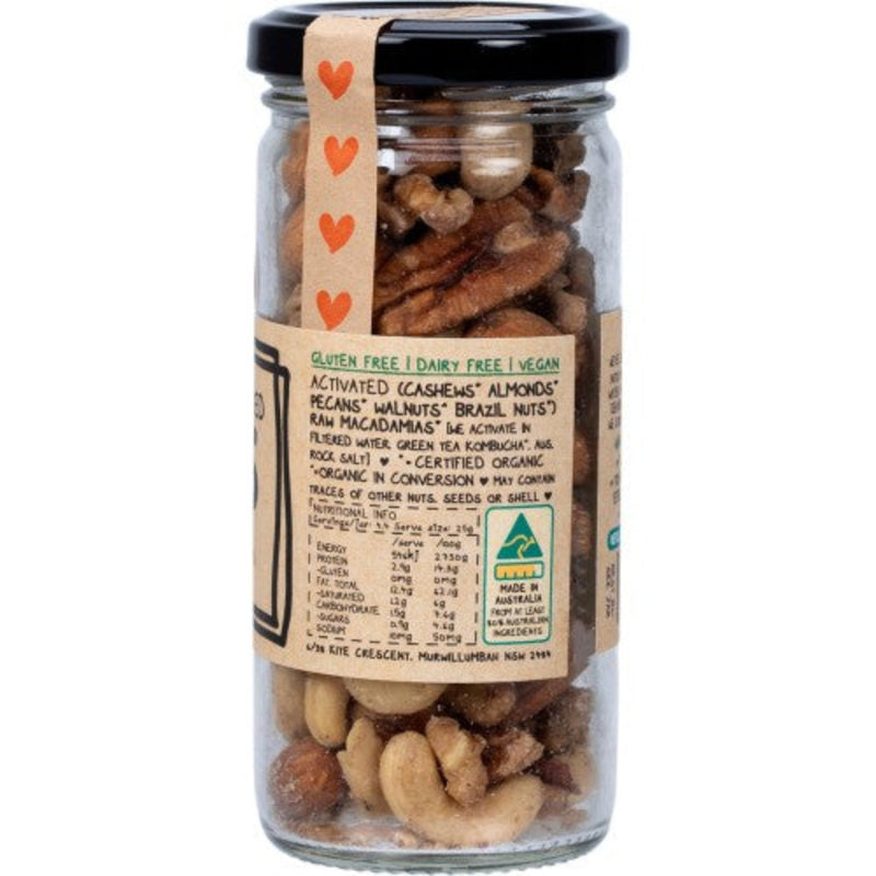 Mindful Foods Organic & Activated Mixed Nuts 120g