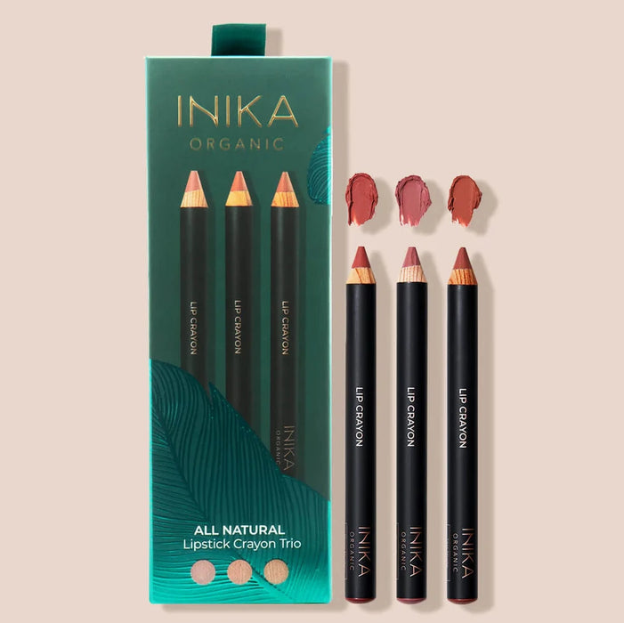 Inika Lip Crayon Trio