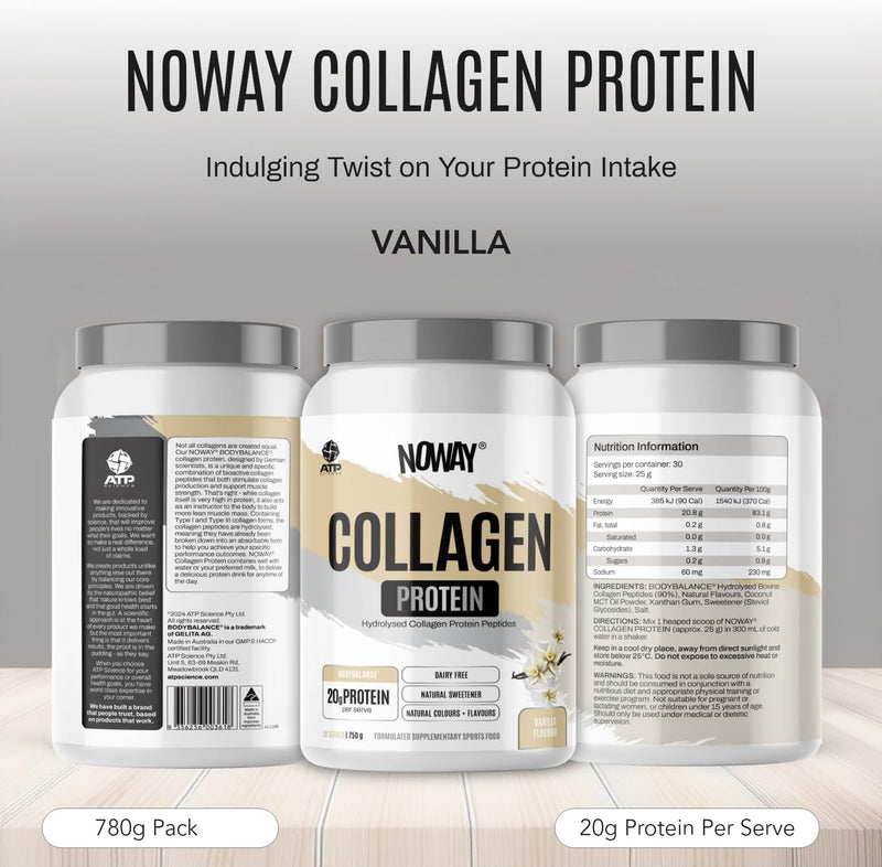 NOWAY Collagen Protein Vanilla 750g/30 Serves
