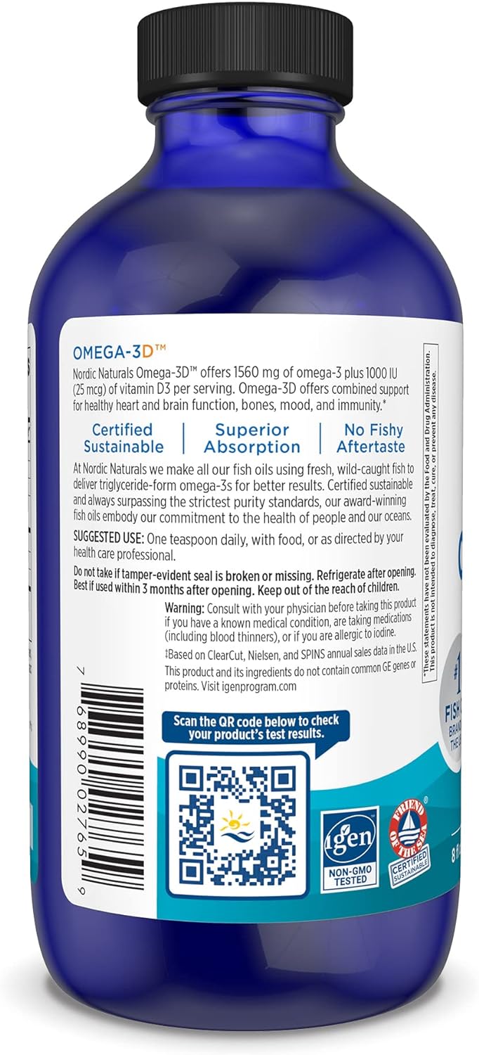 NN Omega-3D Liquid 8oz