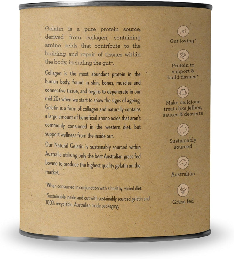 NUTRA ORGANICS Natural Gelatin Gut Digestive Health