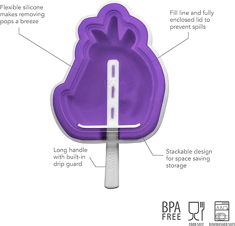 Tovolo Unicorn Pop Moulds x4