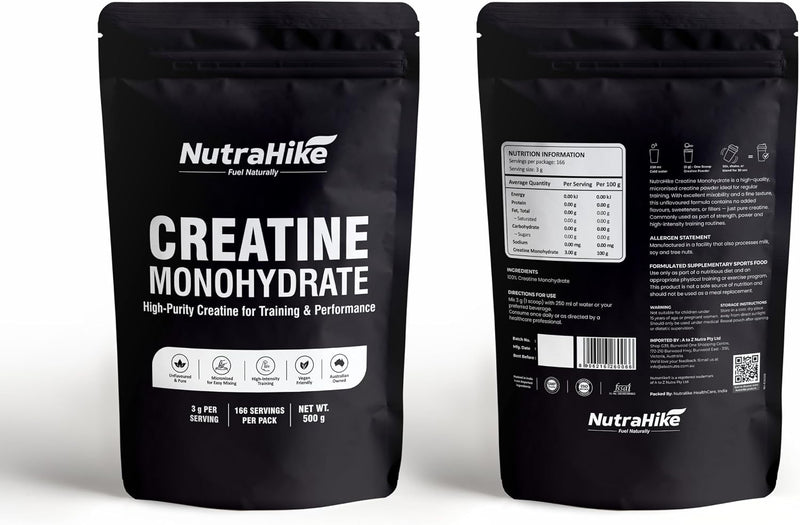 NutraHike Creatine Powder 500g Unflavoured