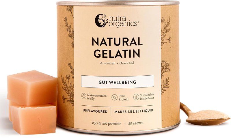 NUTRA ORGANICS Natural Gelatin Gut Digestive Health
