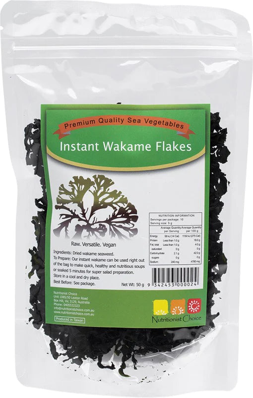 NUTRITIONIST CHOICE Sea Veg Wakame Flakes 50G