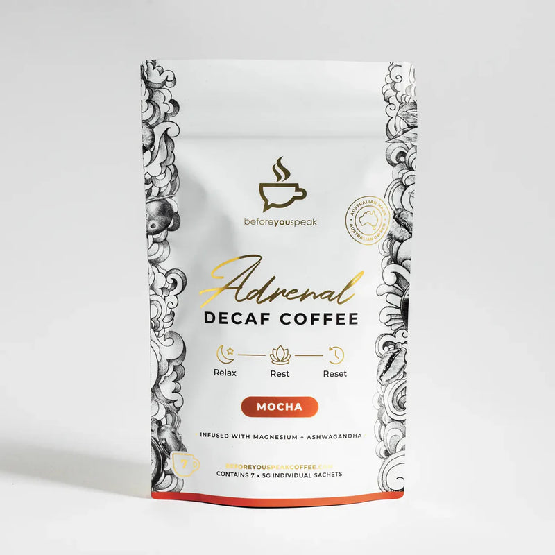 BEFOREYOUSPEAK Adrenal Decaf Coffee xxx Mocha 7s