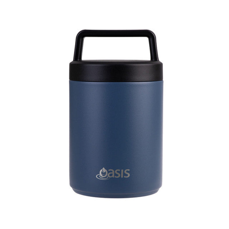 Oasis Food Flask with handle 480ml Indigo