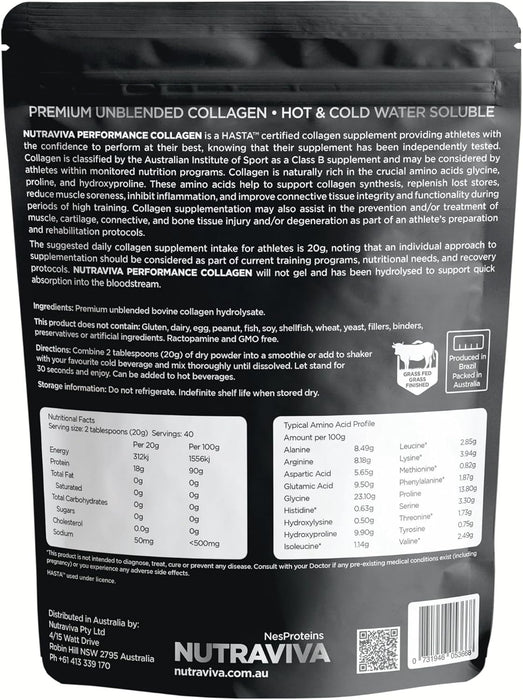 Nutraviva Performance Collagen 800g