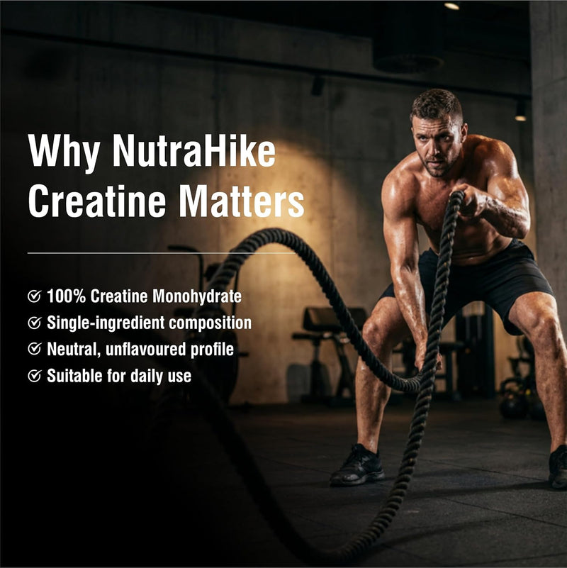 NutraHike Creatine Monohydrate Powder 250g Unflavoured