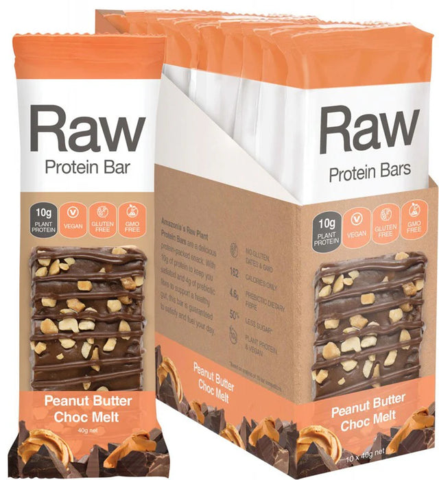 AMAZONIA Raw Protein Bar Peanut Butter Choc Melt - 40g