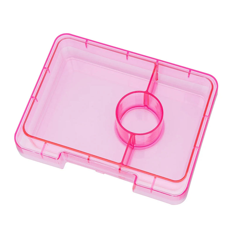 Yumbox Snack Box 3 Compartment Sparkle Pink Glitter