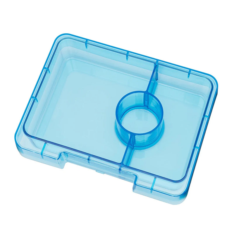 Yumbox Snack Box 3 Compartment Twinkle Aqua Glitter