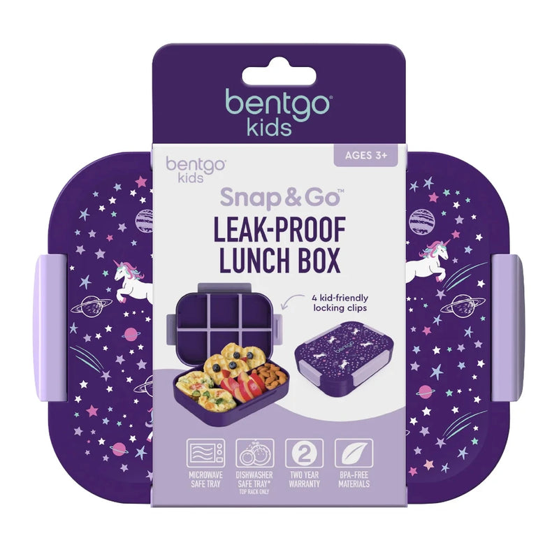 Bentgo Kid's Snap & Go Lunch Box (Unicorn)