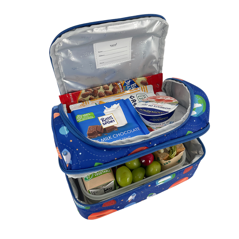 Sachi Double Decker Lunch Bag (Outer Space)