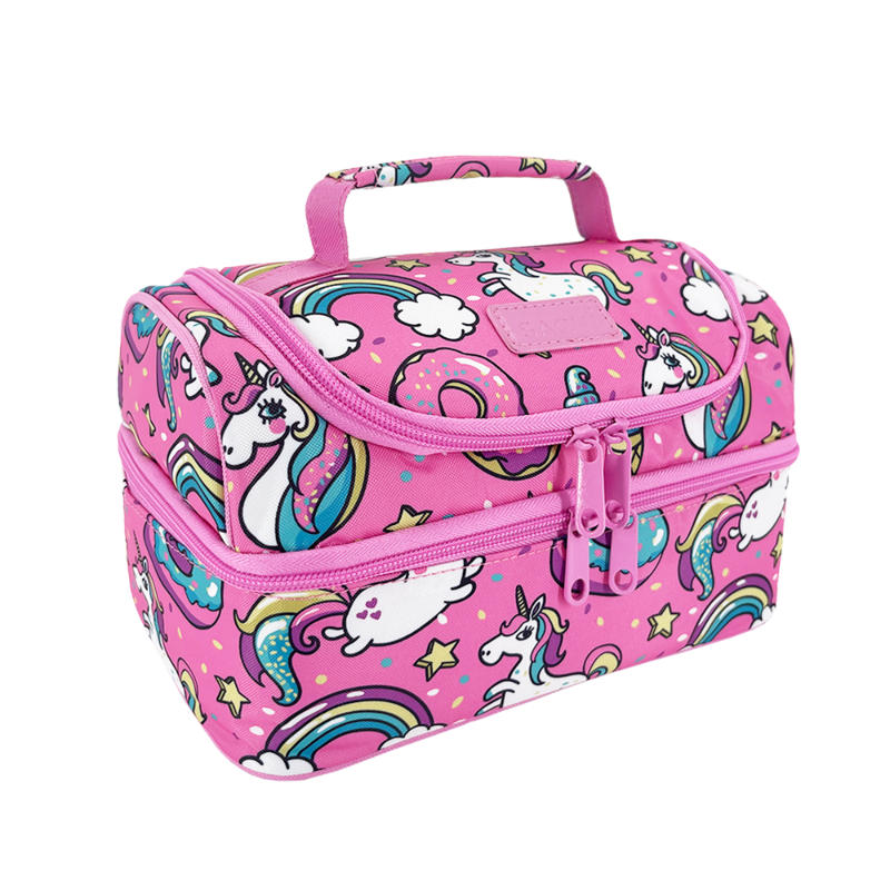 Sachi Double Decker Lunch Bag (Unicorns)