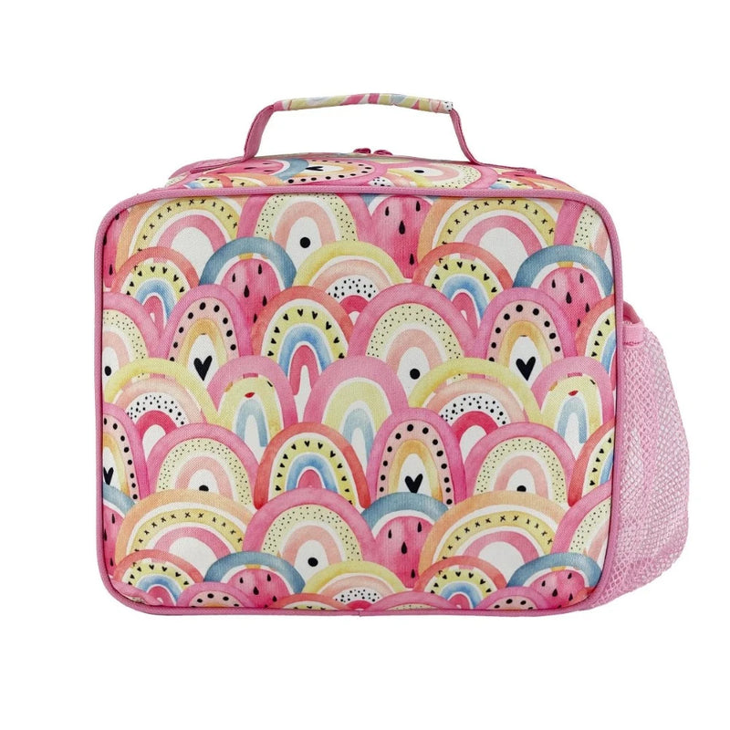 SACHI Insulated Crew Lunch Bag Boho Rainbow