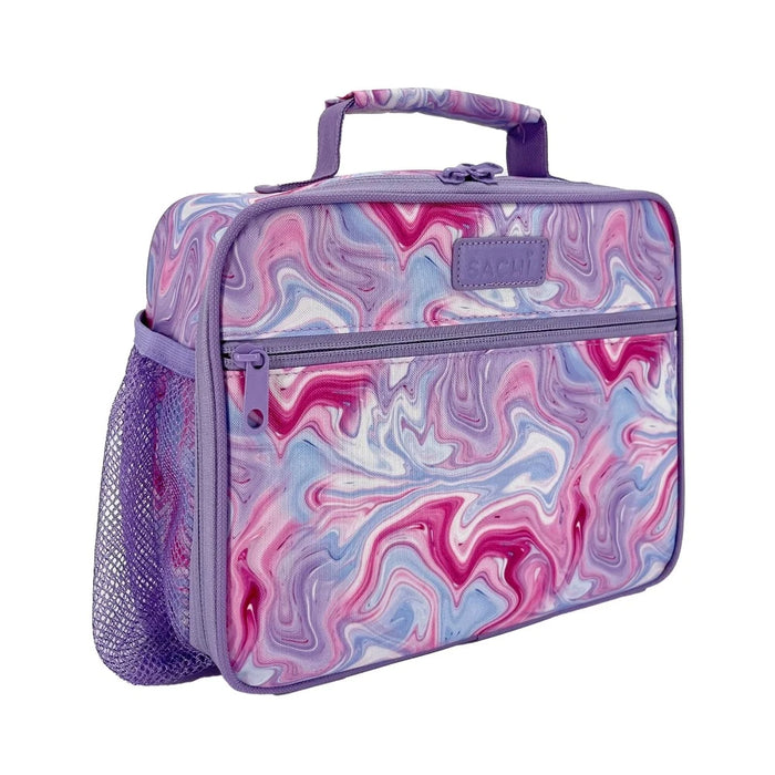 SACHI Insulated Crew Lunch Bag Marble Swirls