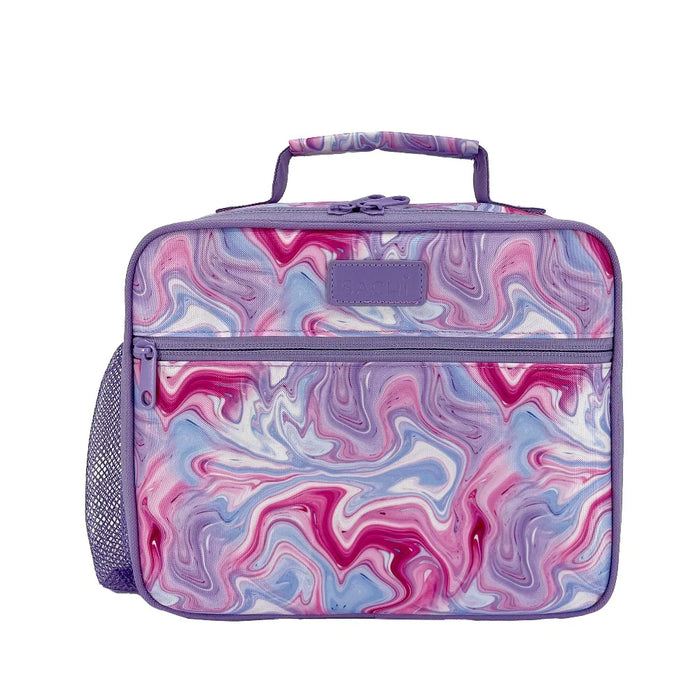 SACHI Insulated Crew Lunch Bag Marble Swirls