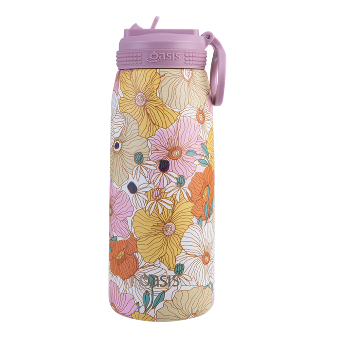 Oasis sports Bottle 780ml (Retro Floral)