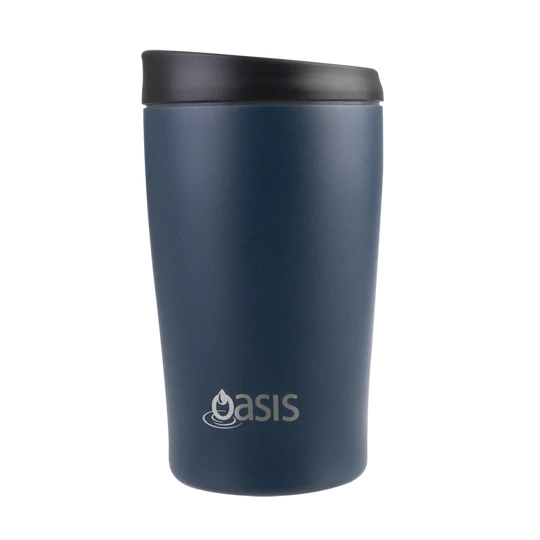 Oasis S/S D/W Insulated travel cup 380ml Navy