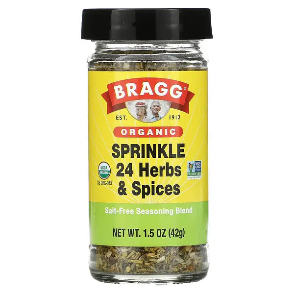 Bragg Seasoning Organic Sprinkle Herbs And Spices Salt Free 42g