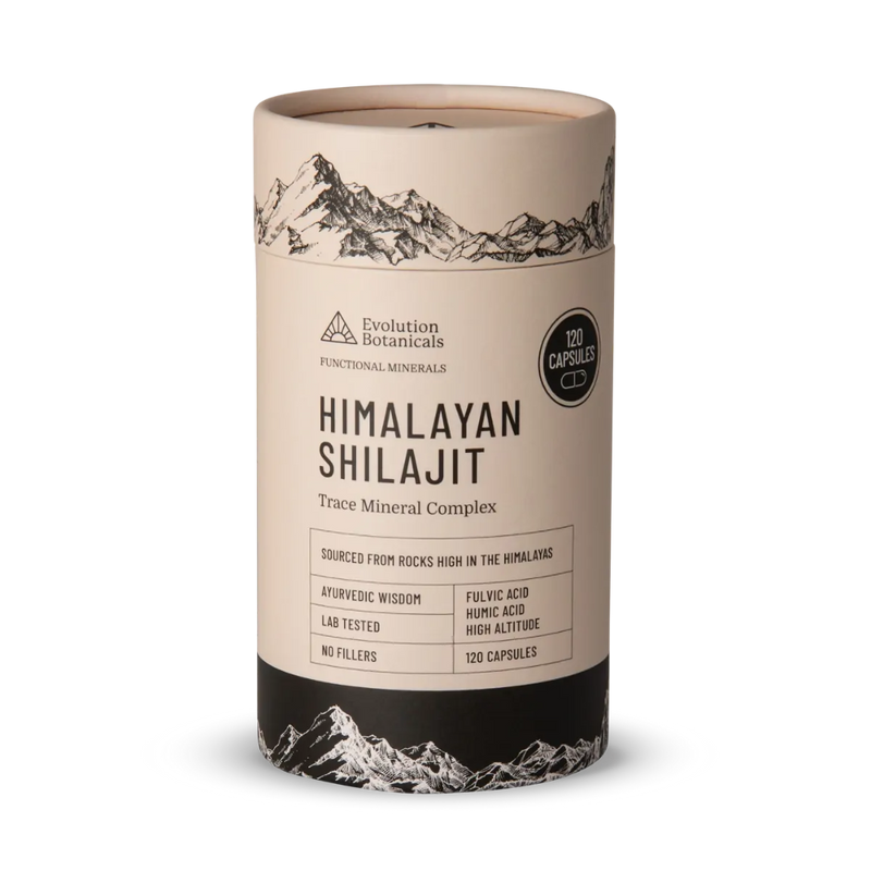 Evolution Botanicals Himalayan Shilajit Trace Mineral Complex 120 capsules