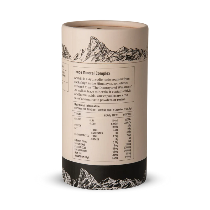 Evolution Botanicals Himalayan Shilajit Trace Mineral Complex 120 capsules