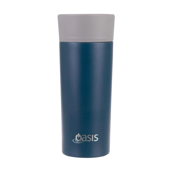 Oasis S/S D/W Insulated travel mug 360ml Navy