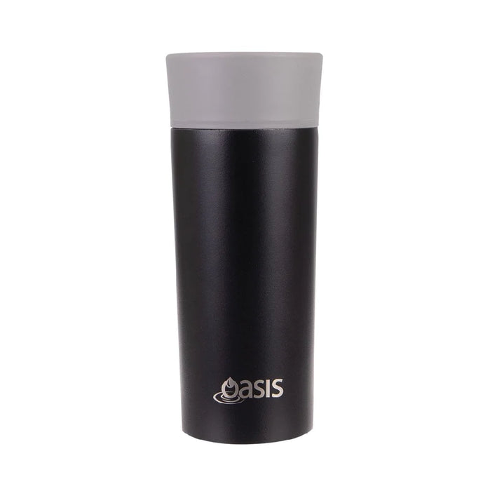 Oasis S/S D/W Insulated travel mug 360ml Black