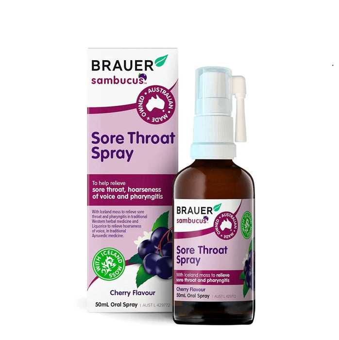 Brauer Sore Throat spray Adult 50ml