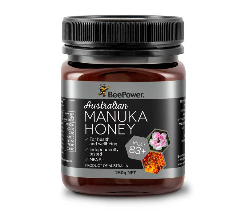 BEE POWER Aust ManukaMGO 83plus 5plus 250g