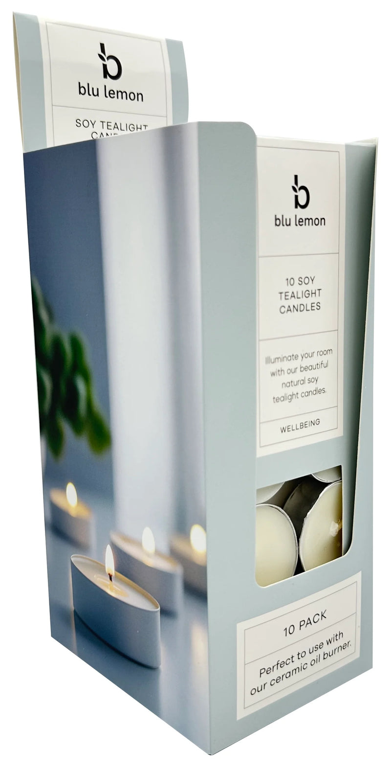 Blu Lemon Soy Tea Candles (10 Pack)
