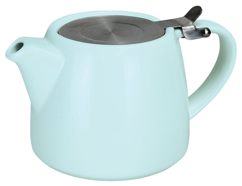 BL Blue Ceramic Teapot w Strainer 500ml