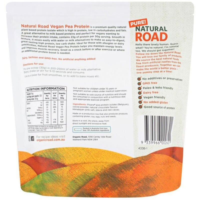 Natural Road Plant Protein Choc 1kg