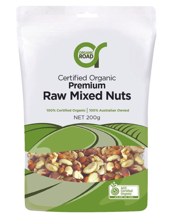ORGANIC ROAD Raw Mixed Nuts 200G