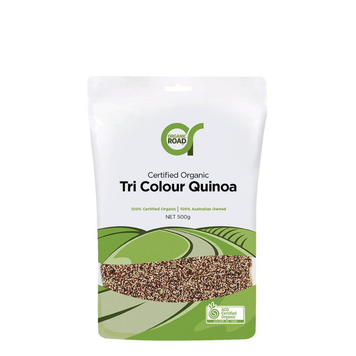 ORGANIC ROAD Quinoa Tri Colour 500G