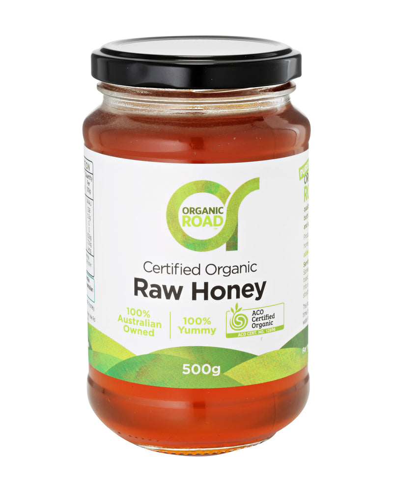 ORGANIC ROAD Raw Organic Honey 500G