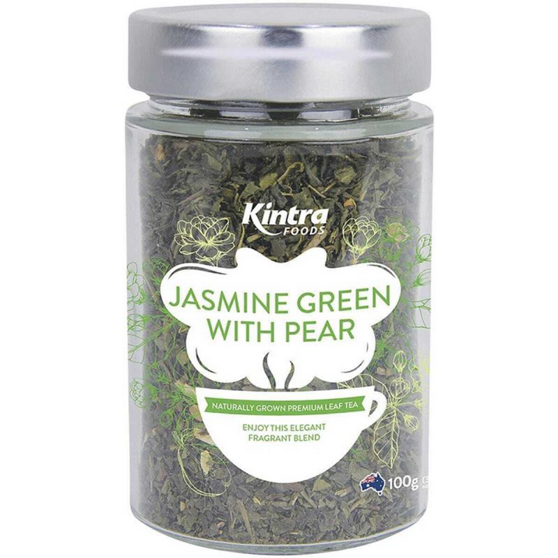 Kintra Foods Jasmine green with Pear Loose Leaf100g