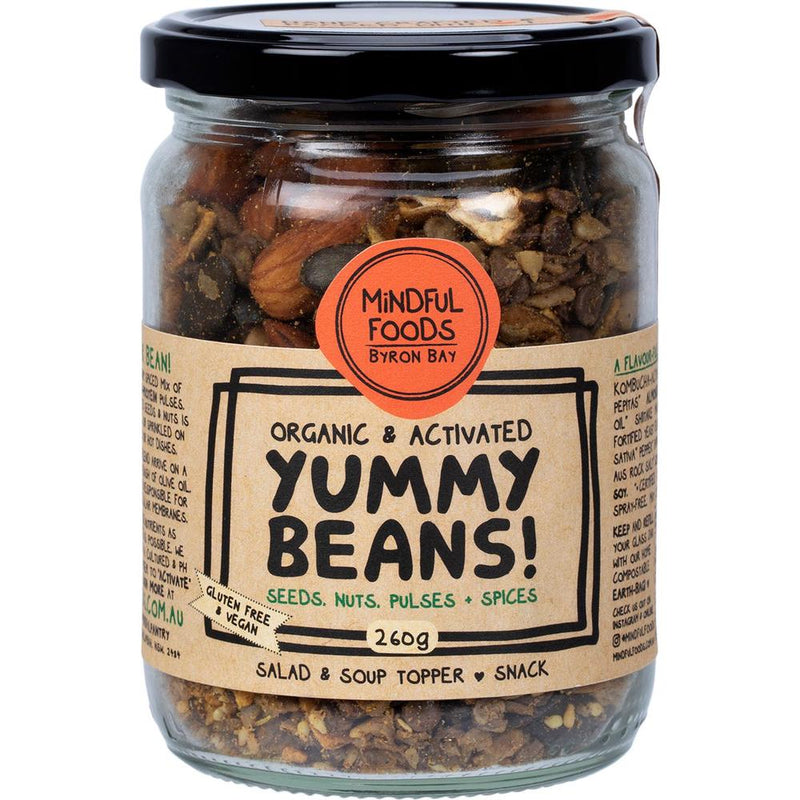 Mindful Foods Yummy Beans Organic Activated MED 260g