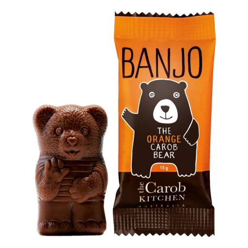The Carob Kitchen Orange Carob Bear 15g