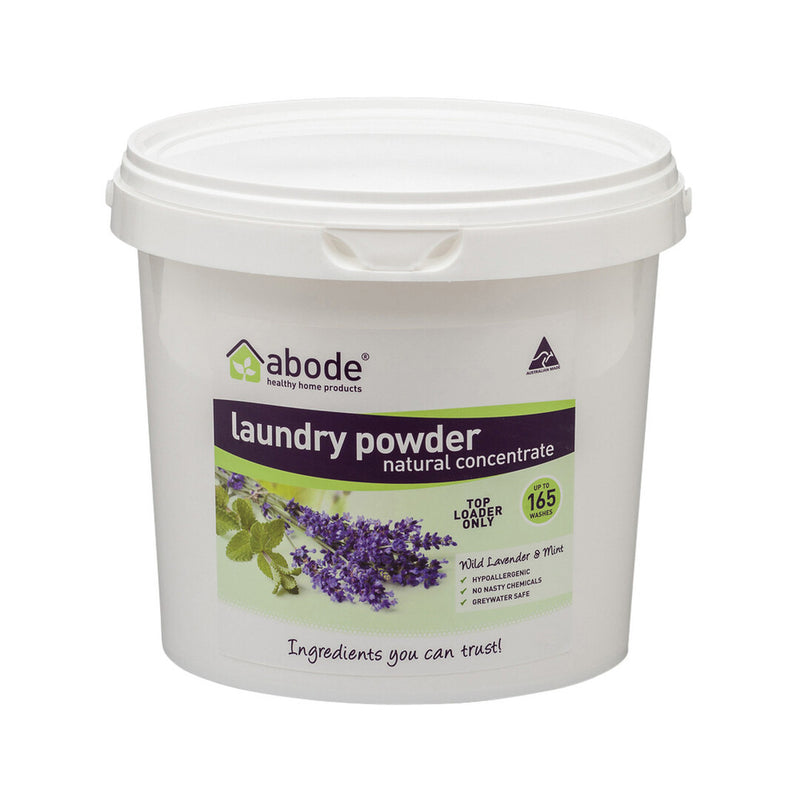 Abode Laundry Powder Front and Top Loader Zero 1kg