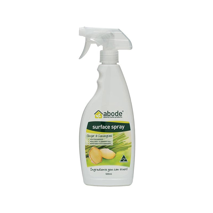 Abode Surface Spray Ginger and Lemongrass 500ml