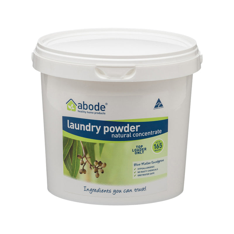 Abode Laundry Powder Front and Top Loader Zero 1kg