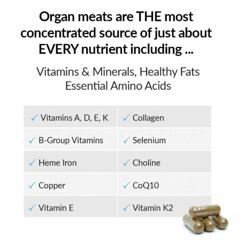 Beef Liver Powder | 100g - Grass Fed Beef Liver Supplements with Natural Iron, Vitamin B12 & Vitamin A - Heart Health and Immunity Primal Energy Powder By Ancestral Nutrition