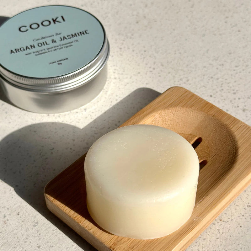 Cooki Haircare Argan Oil & Jasmine Conditioner Bar 75g
