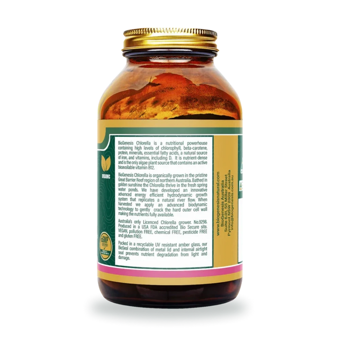 BNA Aust Org Chlorella Mixed Berries 200g