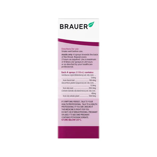 Brauer Sore Throat spray Adult 50ml